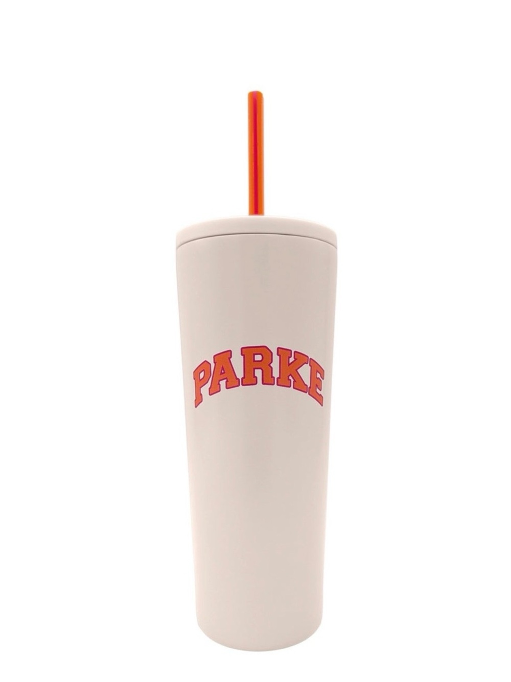 Parke Stainless Tumbler with Orange Straw (2)